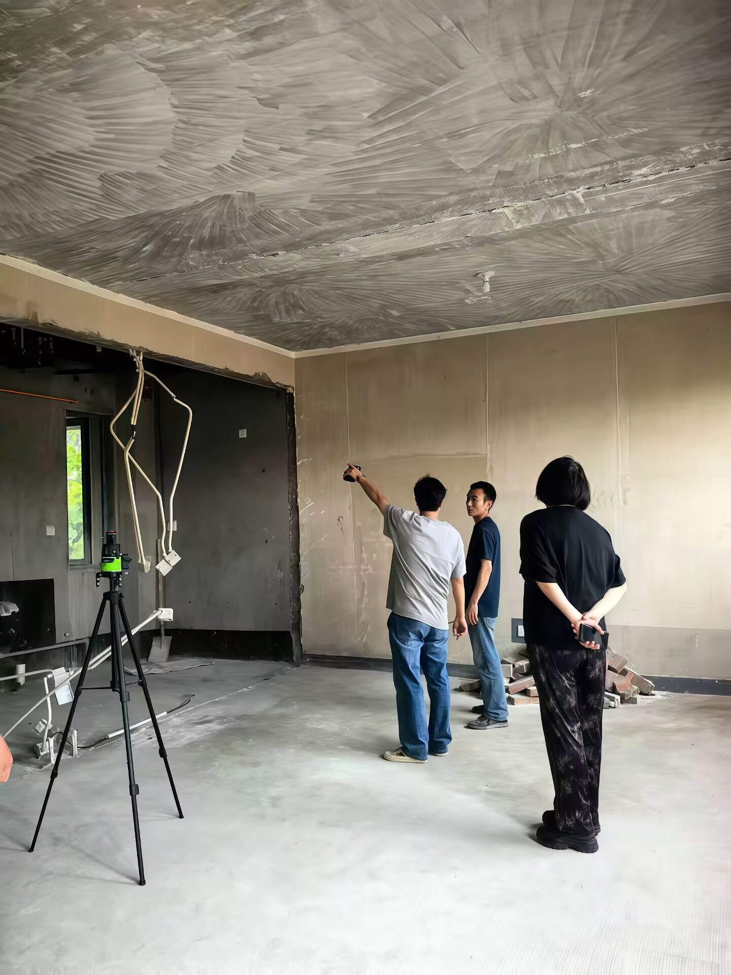 成都北湖揽樾装修施工现场交底｜成都别墅装修