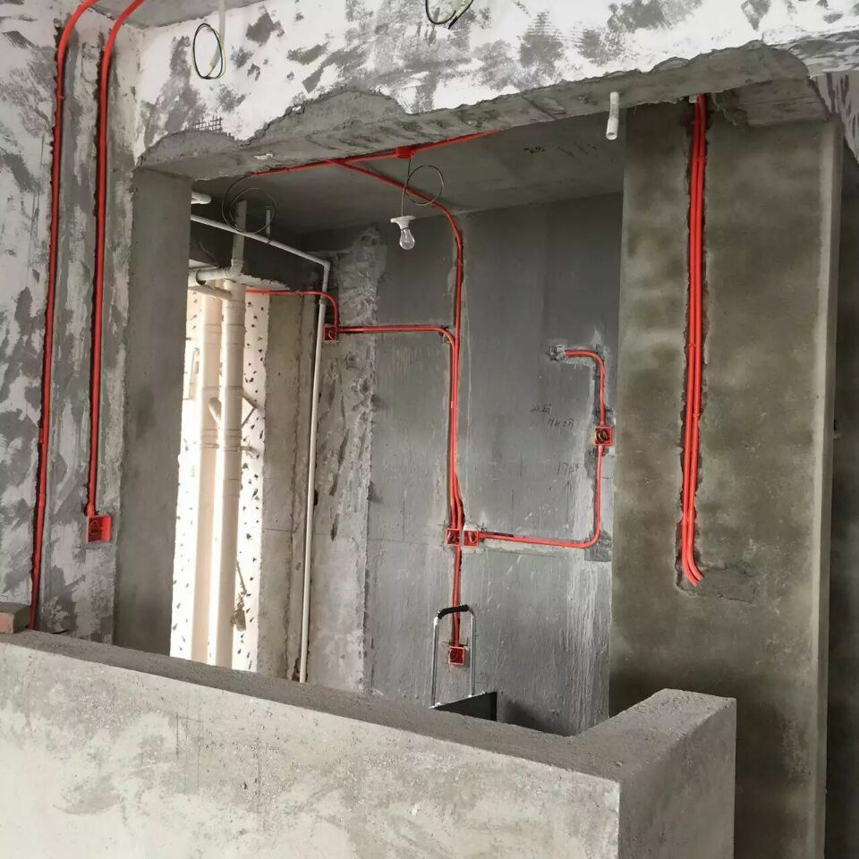 锐利领峰水电改造新建墙体改造完工图