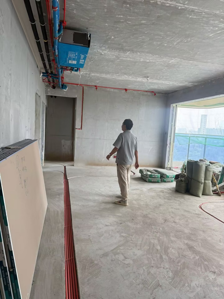 成都双流装修推荐｜华兴滨江锦宸，水电改造施工现场实拍